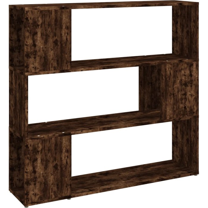 Estantería/divisor de espacios roble ahumado 100x24x94 cm v5692 unico / marrón