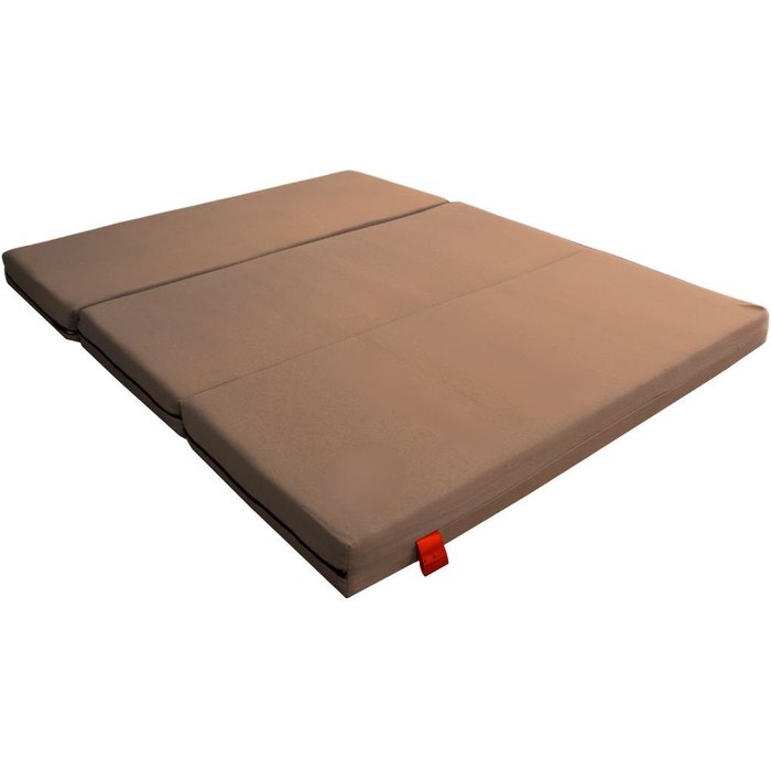 Cama para camper peugeot rifter - 5cm grosor con hr suave 20kg/m3 - marrón