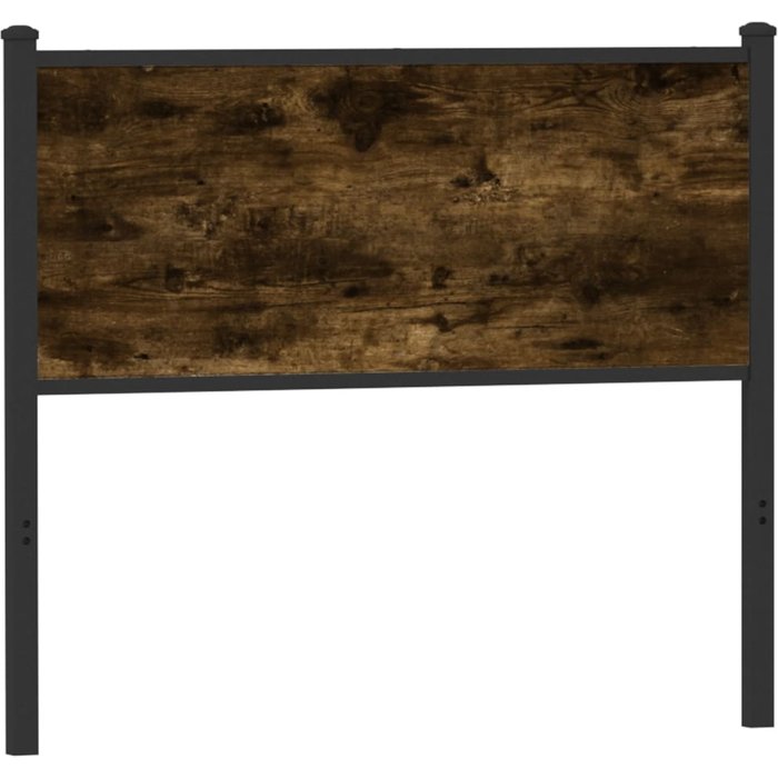 Cabecero de roble ahumado 107 cm madera contrachapada y acero