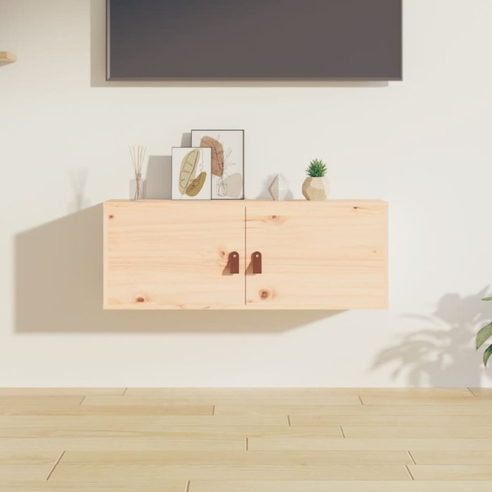 Maison exclusive - armario de pared de madera maciza de pino 80x30x30 cm