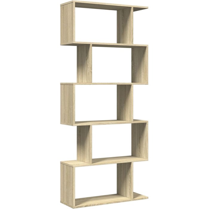 Librería divisora 5 niveles madera roble sonoma 70x24x161 cm – comfortxl