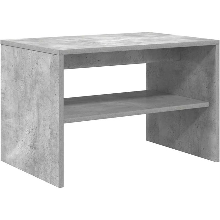 Mueble de tv madera de ingeniería gris hormigón 60x40x40 cm - comfortxl