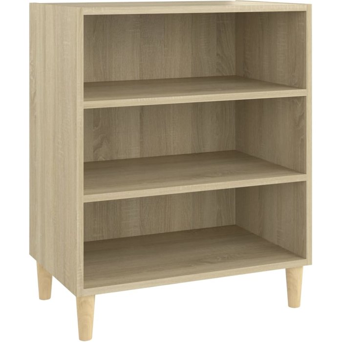 Aparador de madera contrachapada roble sonoma 57x35x70 cm - comfortxl