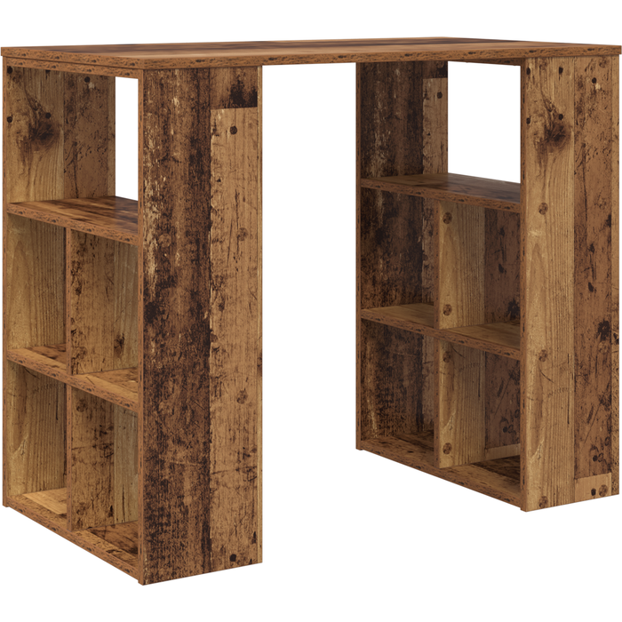 Escritorio de esquina madera vieja madera recuperada mediano cfw93707