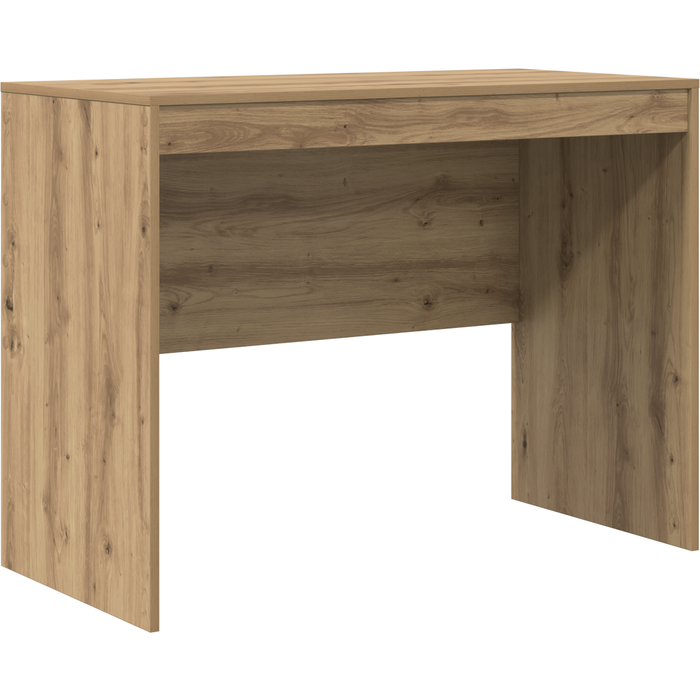 Escritorio artisan oak mdf 100 x 50 x 76 cm simple cfw11404