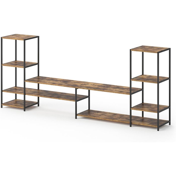 Vicco mueble bajo para tv fyrk, madera antigua, 226 x 93 cm