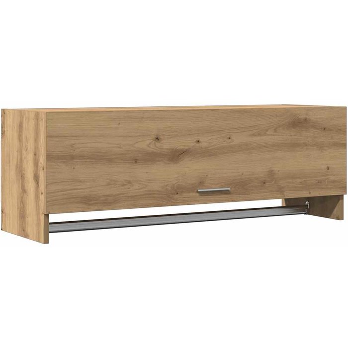 Armario de madera de ingeniería roble artesanal 100x32,5x35 cm - comfortxl
