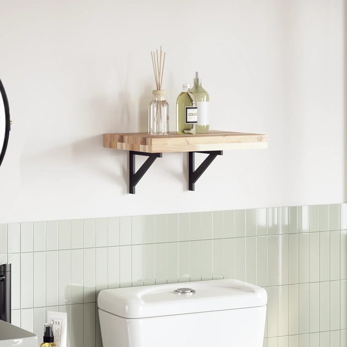 Tablero rectangular de madera maciza de acacia de 60x30x4 cm.