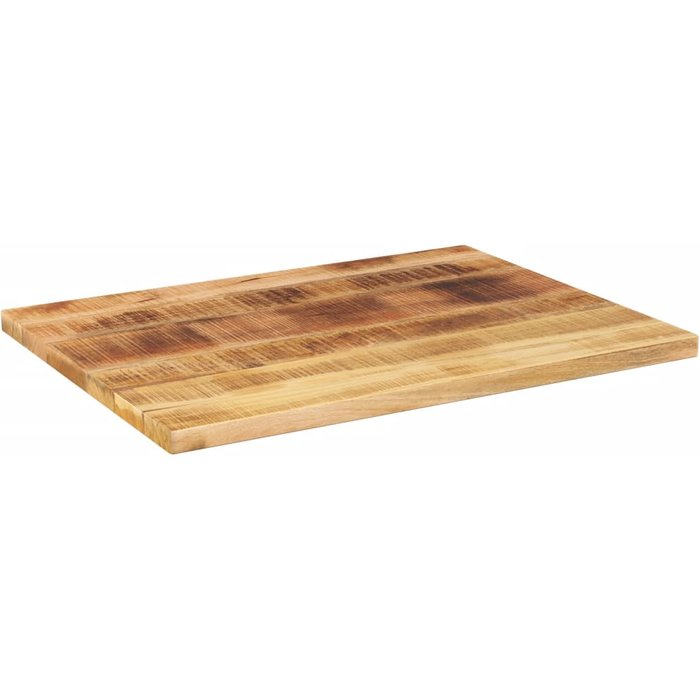 Tablero de mesa rectangular madera maciza mango 70x60x1,5 cm - comfortxl