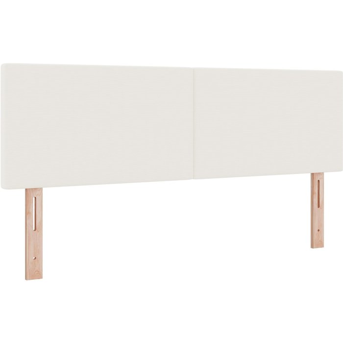 Cabezal diseño sencillo crema 140 cm tela de pana cfw6504256