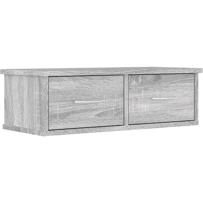 Mueble de pared de contrachapado gris sonoma 60x26x18,5 cm - comfortxl
