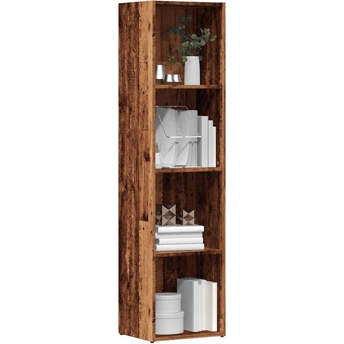 Librería de madera antigua 36x30x114 cm madera contrachapada