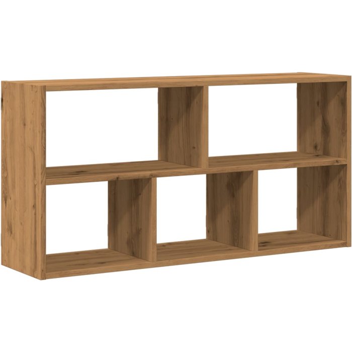 Estante de pared de roble hecho a mano 100x25x50 cm madera contrachapada