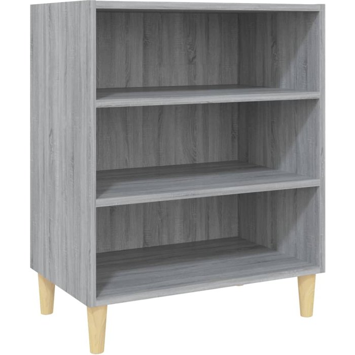 Aparador madera de ingeniería gris sonoma 57x35x70 cm - comfortxl