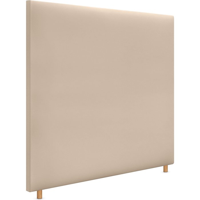 Dhome cabecero de polipiel liso hasta el suelo 145x120cm camas 135/140 - beige