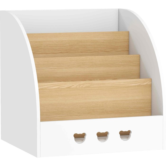 Estantería infantil aiyaplay mdf madera natural 60x53x60 cm 311-098v00nd