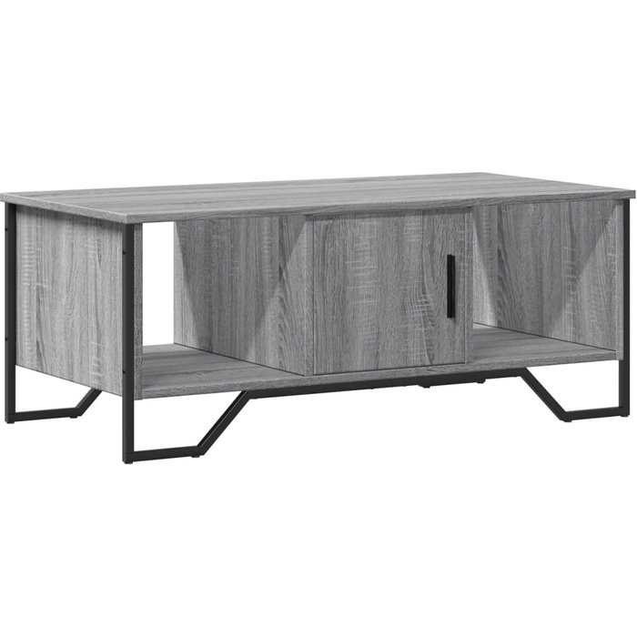 Mesa de centro madera de ingeniería gris sonoma 100x51x40 cm - comfortxl