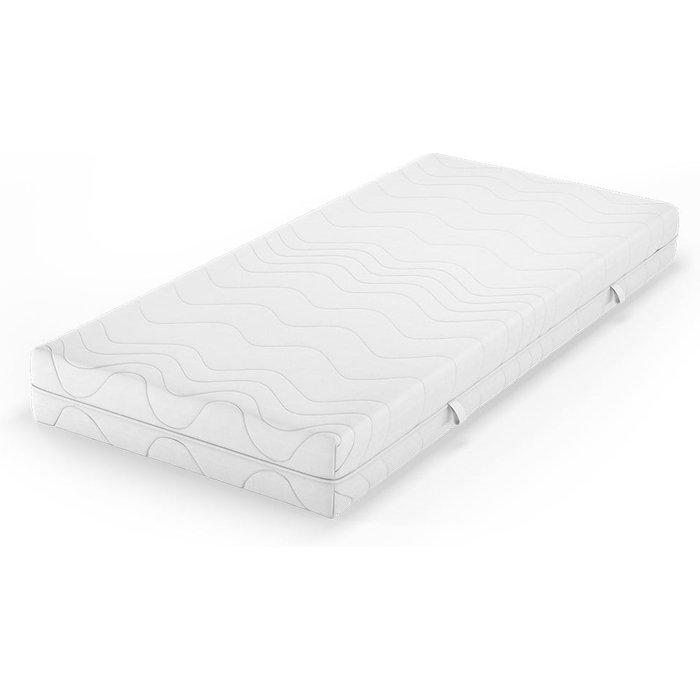 Vitalispa colchón de espuma fría , blanco, 90 x 200 cm 20 cm de altura