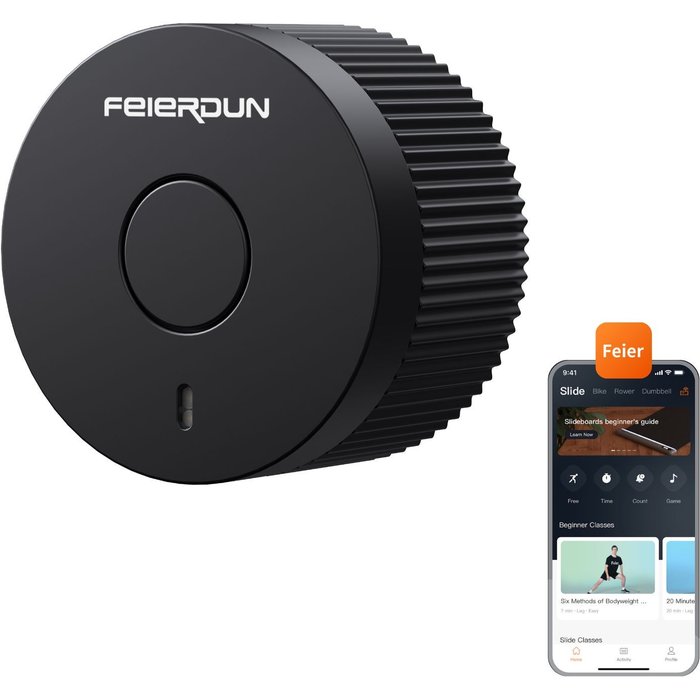 Sensor fitness conectado fed 2025 para kit de pesas, app incluida