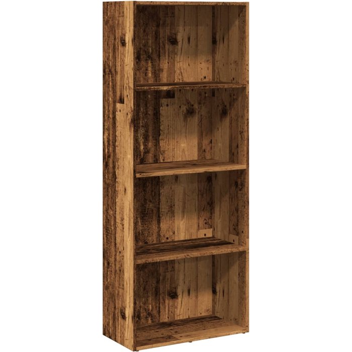 Estantería madera de ingeniería color envejecido 60x30x152 cm – comfortxl