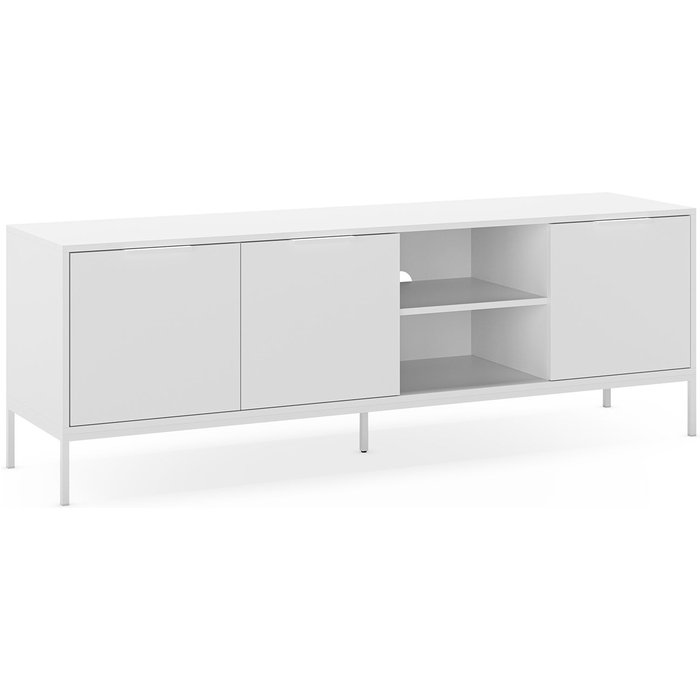 Mueble tv auri 3 puertas color blanco