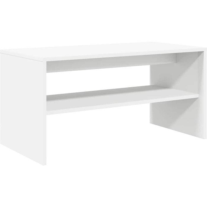 Mueble de tv de contrachapado blanco 60x40x40 cm - comfortxl