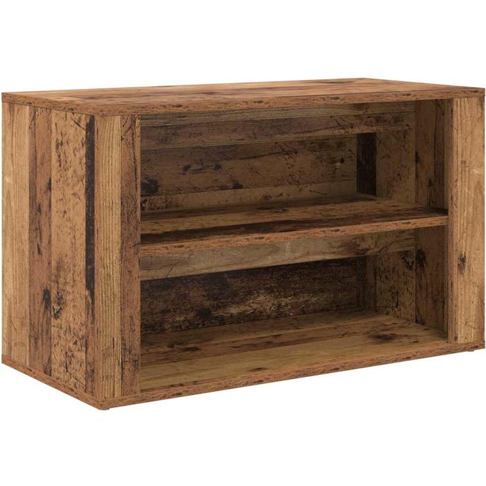 Zapatero madera vieja 75 x 35 x 45 cm madera contrachapada - comfortxl