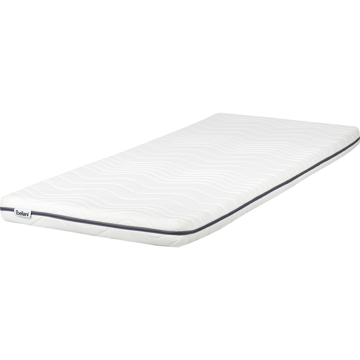 Beliani colchón viscoelástico con funda extraíble 90 x 200 cm petite