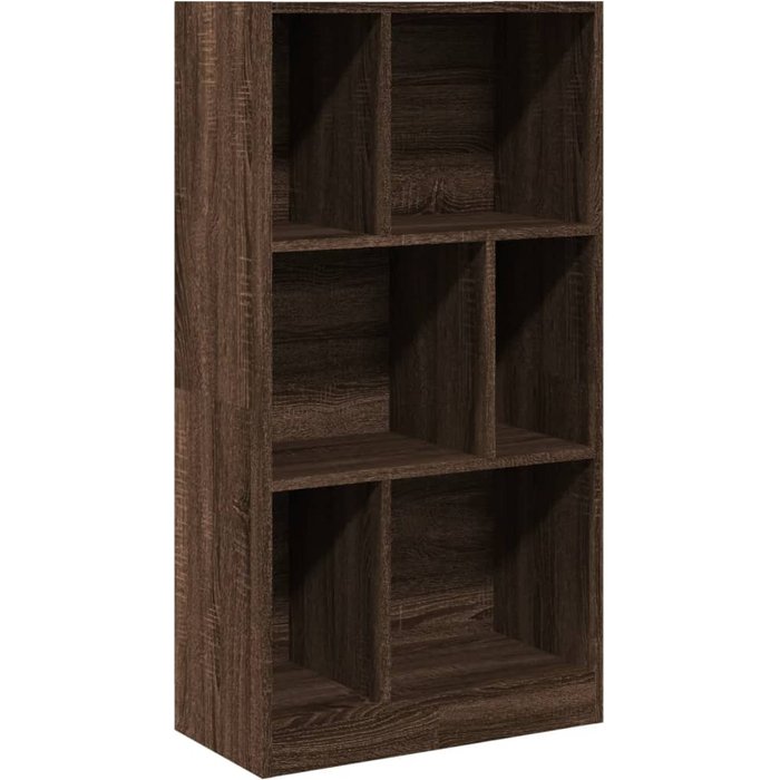 Estantería madera de ingeniería marrón roble 57x28,5x107,5 cm – comfortxl