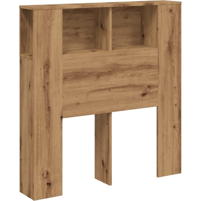 Cabecero armario madera ingeniería roble artisan 100x19x104,5cm - comfortxl