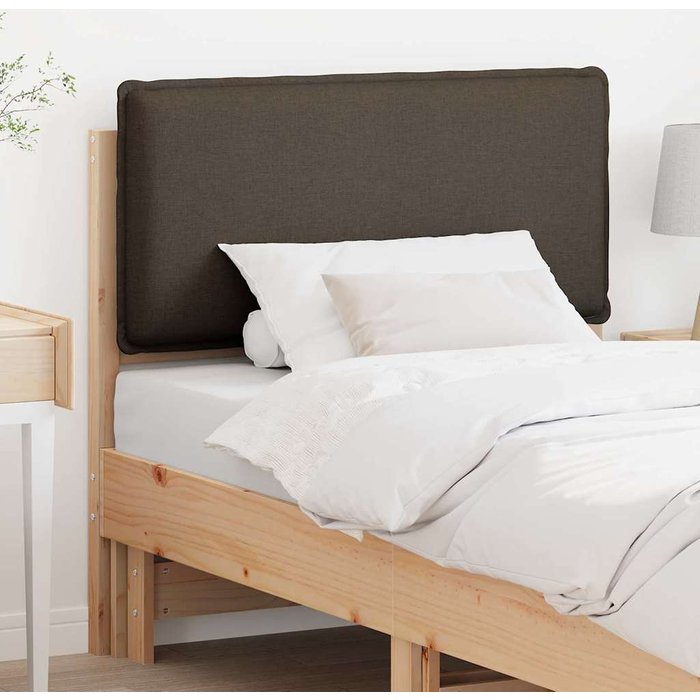 Maison exclusive - cabecero tapizado con cabecera gris natural y claro 90 cm