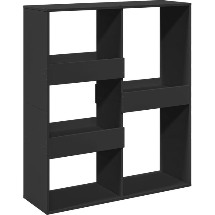 Separador de ambientes madera ingeniería negro 100x33x115 cm – comfortxl
