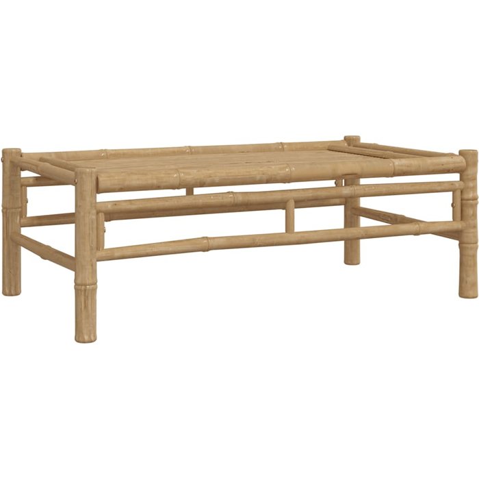 Mesa de centro de jardín bambú 100x55x33 cm - comfortxl