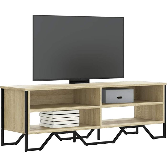 Vidaxl mueble de tv madera de ingeniería roble sonoma 122x34x41 cm