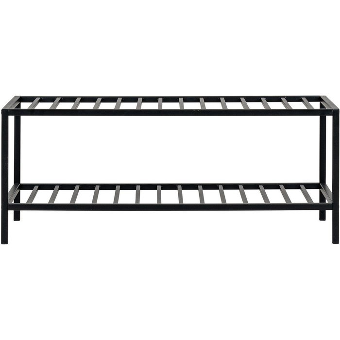 Mueble zapatero vita, metal, negro, seven design