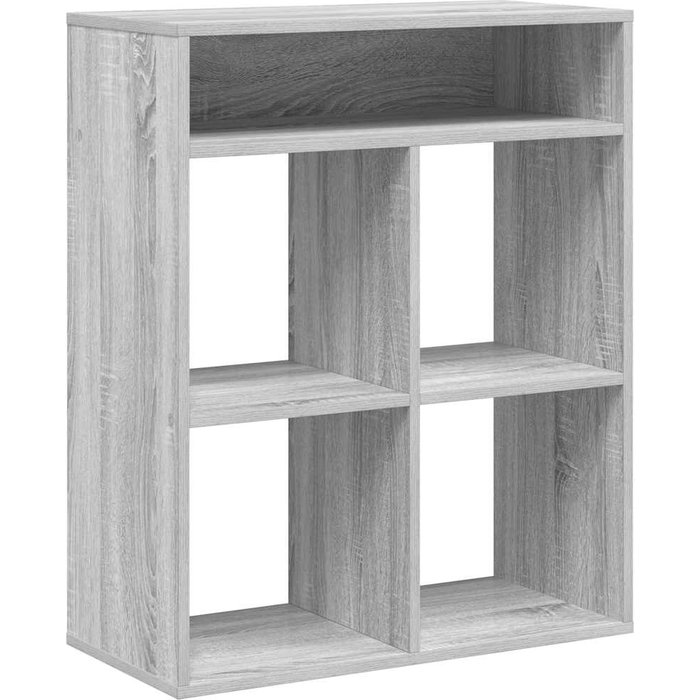 Estantería madera de ingeniería color gris sonoma 66x31x80 cm – comfortxl