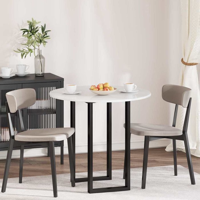 Tablero blanco brillante, 80 x 80 x 1,5 cm