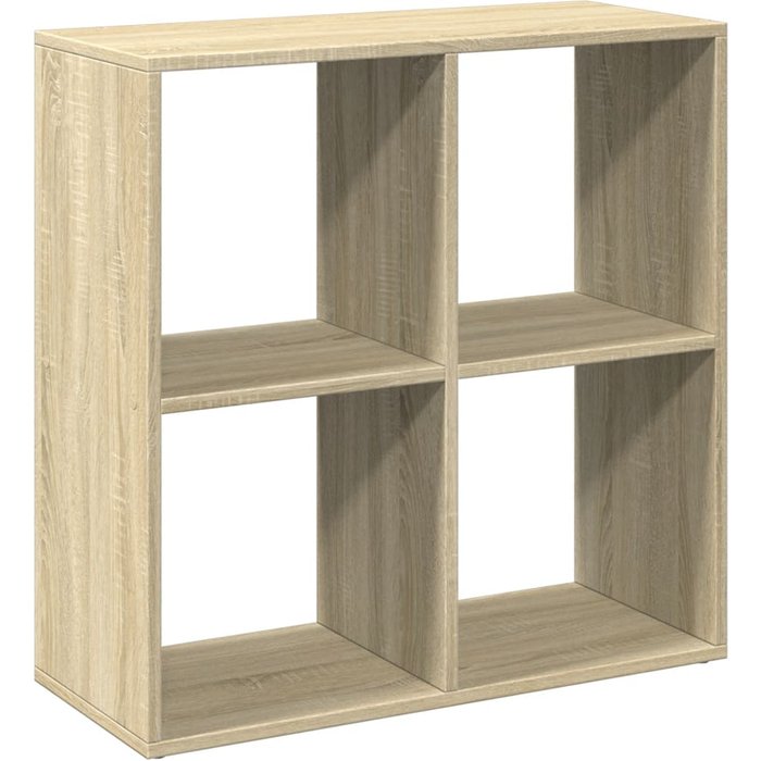 Librería divisor madera ingeniería roble sonoma 69,5x29x69,5 cm – comfortxl