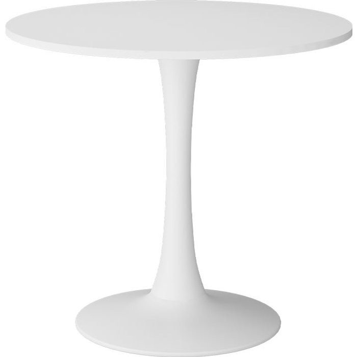 Vicco mesa de comedor carl, blanco, 80 x 80 cm