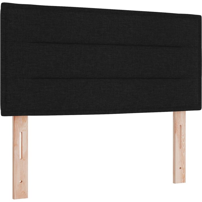 Cabecero de diseño lines en negro de 100 cm de tela cfw3754589