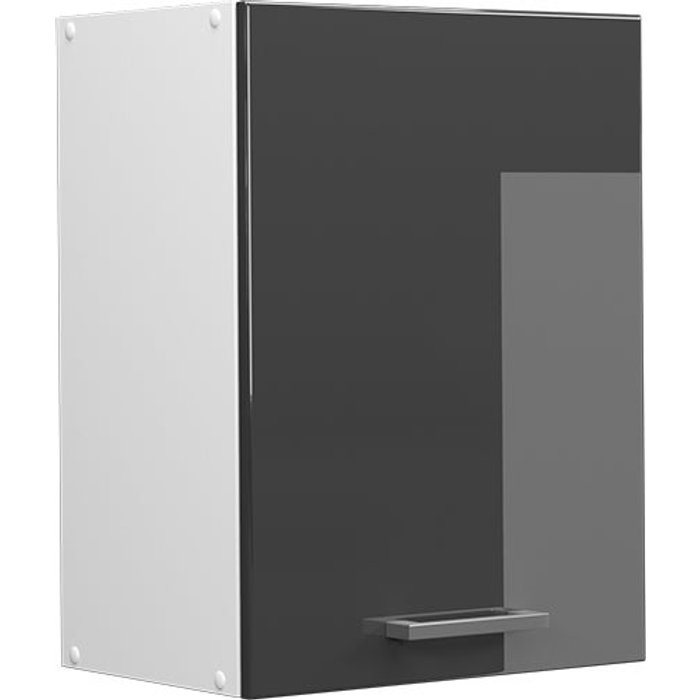 Vicco mueble alto universal r-line, antracita alto brillo, 45 cm con puerta