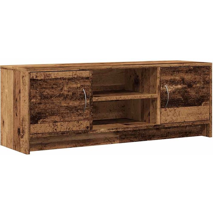 Mueble de tv madera ingeniería madera envejecida 102x30x37,5 cm - comfortxl