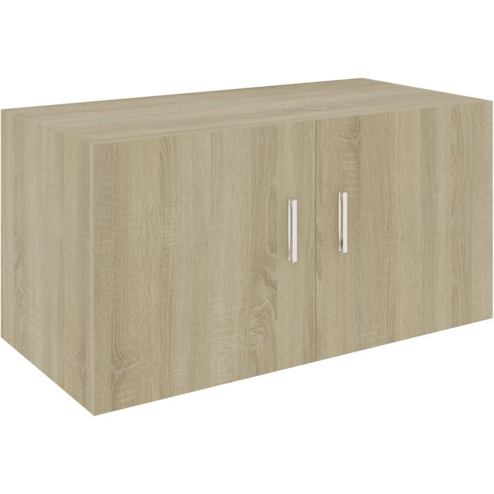 Armario de pared de madera laminada roble sonoma 80x39x40 cm - comfortxl