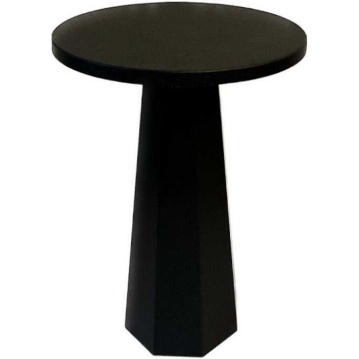 Mesa de centro redonda con base ancha h47 cm - lilyum