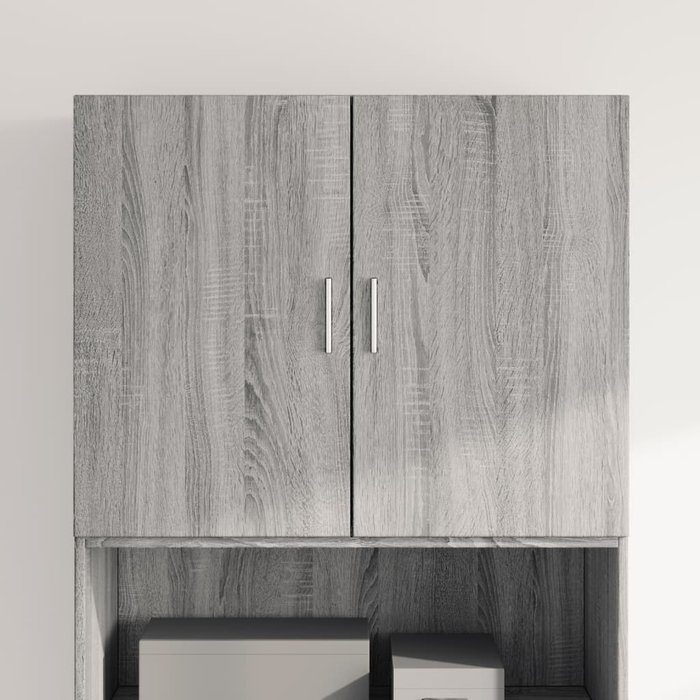 Vidaxl armario de pared madera de ingeniería gris sonoma 80x42,5x64 cm