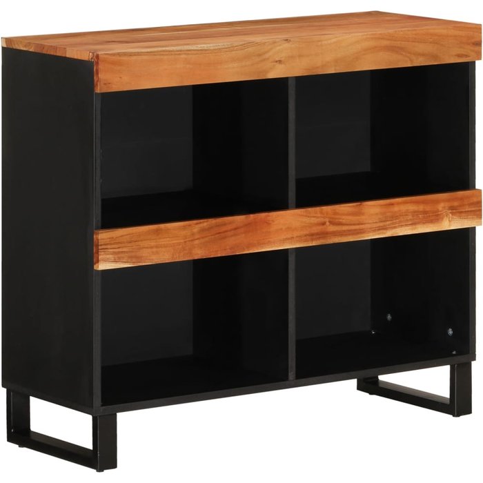 Mueble auxiliar 85x33x75 cm madera maciza de acacia