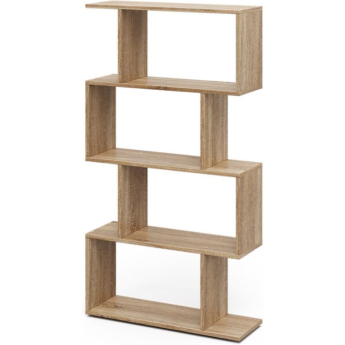 Vicco separador de ambientes levio, sonoma, 70 x 132.1 cm 4 compartimentos