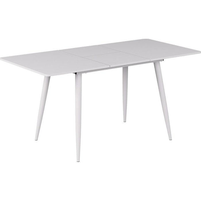 Vicco mesa de comedor beaver, blanco/blanco, 120 x 80 cm extensible