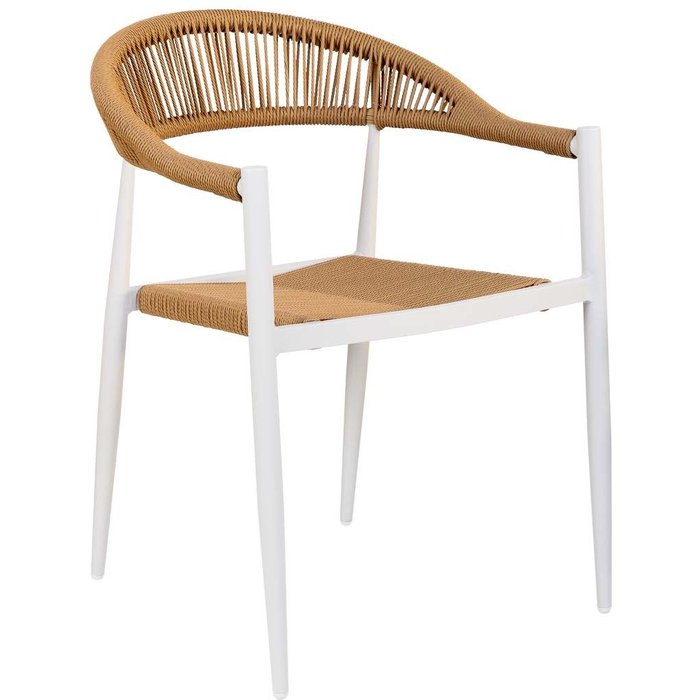 Silla de ratan sintético 56x60x78