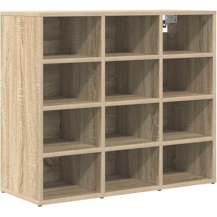 Zapatero roble sonoma 77.5 x 30 x 67 cm madera contrachapada - comfortxl